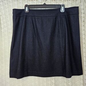 Banana Republic Cashmere Wool Mini Skirt Black Size 16 Vintage 90s